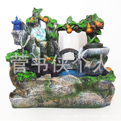 【五福臨門(mén)招財(cái)風(fēng)水輪擺件假山流水噴泉盆景霧化加濕器開(kāi)業(yè)喬遷禮品】?jī)r(jià)格,廠(chǎng)家,圖片,噴泉設(shè)備,一江春水館-