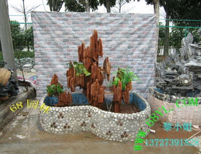 田園風(fēng)格辟邪風(fēng)水擺件/木化石假山流水噴泉/真石假山裝飾熱銷產(chǎn)品